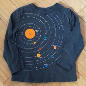 Old Navy solar system 3T (boys) long sleeve tee.